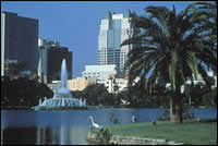 Orlando's Lake Eola Fountain